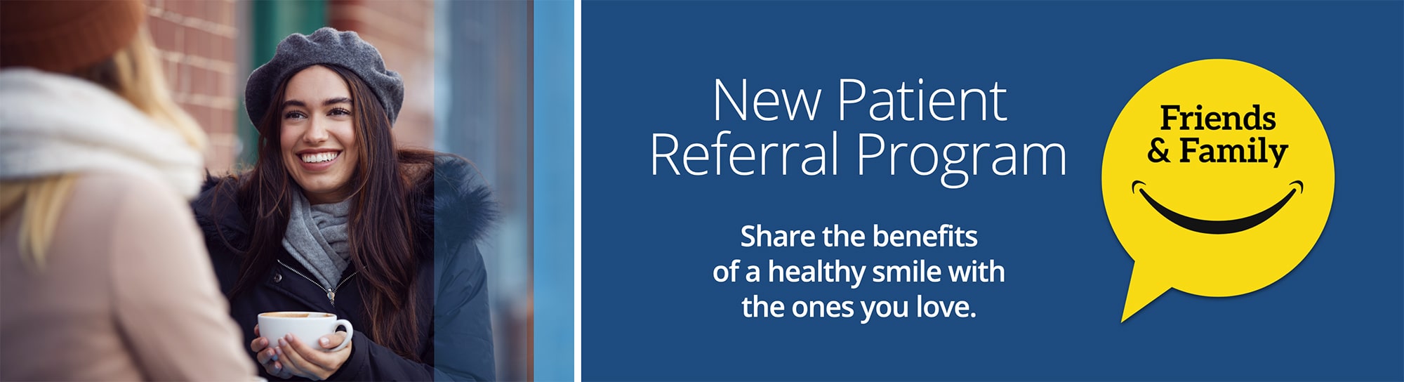 new patient referral banner
